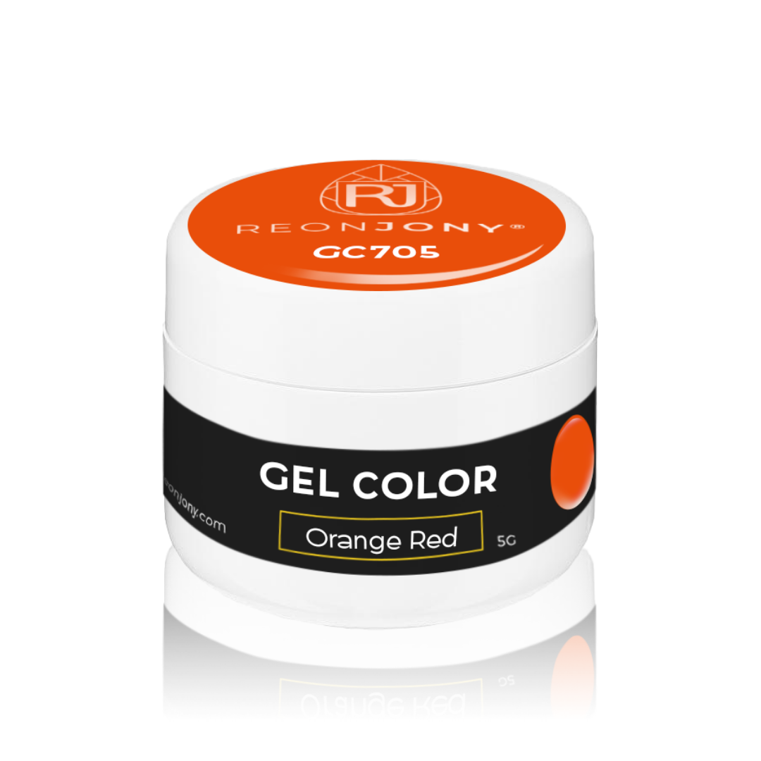 30 Gel Color - Orange Red - 5g