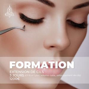 Formation extension de cils